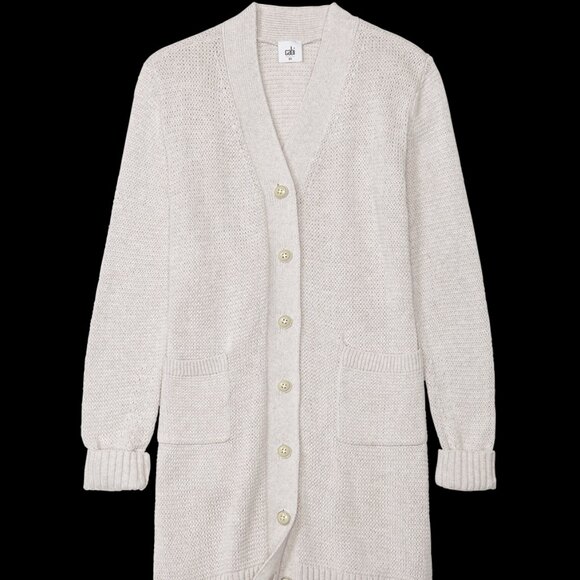 CABI Cozy Cardigan in Dove - Picture 1 of 2